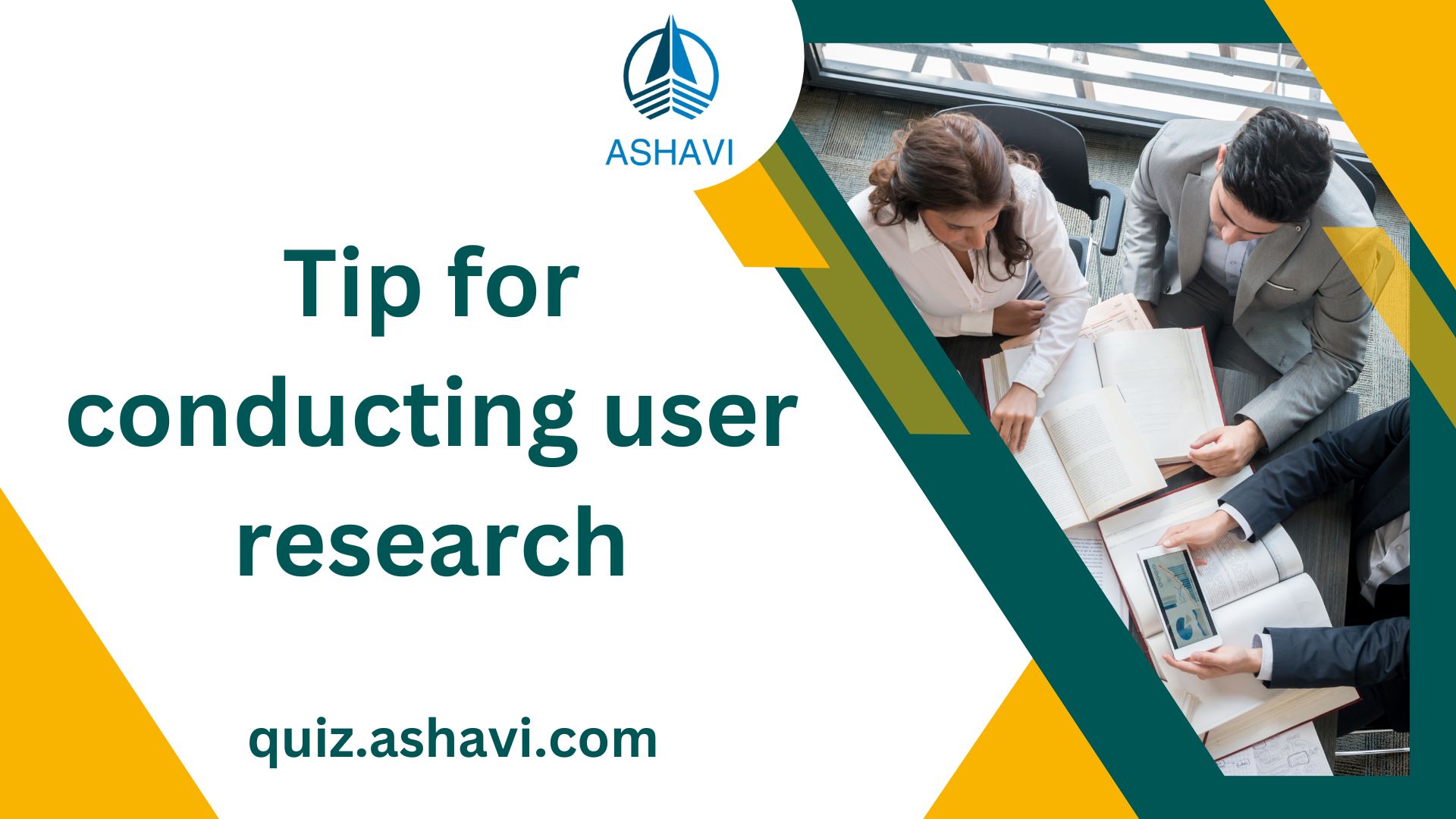 Tip for conducting user research